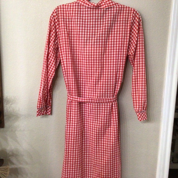 Vintage, Helen Hensley shift dress with tie belt. Size 14. - Picture 4 of 9